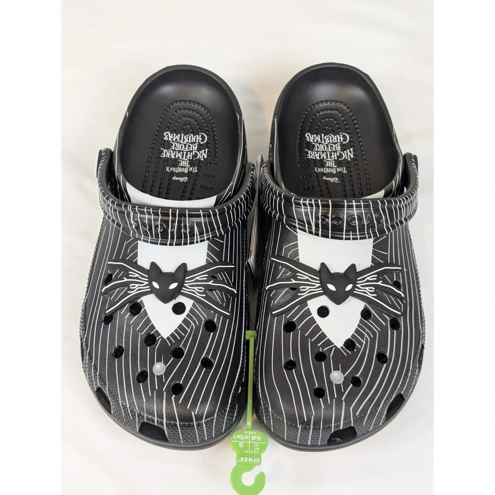 Crocs Nightmare Before Christmas Jack Skellington Clogs Men's 11 NWT